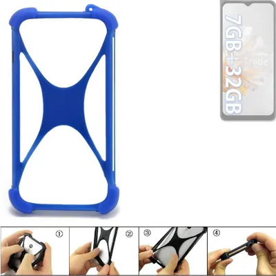 Produktbild von K-S-Trade Handy Hülle kompatibel mit Blackview Oscal C30 Silikon Schutzhülle Cover Case Bumper Silikoncase TPU Softcase Schutz Hülle Smartphone