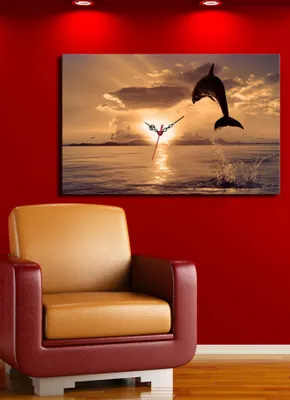 Produktbild von Opviq, 5070CS- CLA1687, Bunt, Wanduhren, 45 x 70, 100% Wildleder -Leinwand