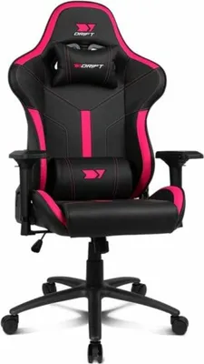 Produktbild von DRIFT DR350, Gaming-Sessel, 150 kg, Gepolsterter Sitz, Gepolsterte Rückenlehne, Schwarz, Metall