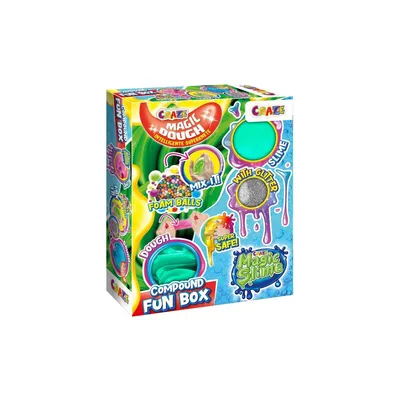 Produktbild von Craze Mix Compound - Fun Box Magic Slime & Magic Dough: Intelligente Knete Zubehör, Schleim Selber Machen Set Slime Set 39465