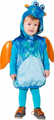 Produktbild von Orlob Drachen, Maskenkostüm, Kind, Uni, Monster, Blau, Uni