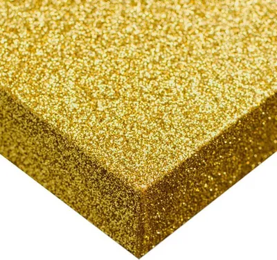 Image de DIMEXACT - Rouleau adhésif or pailleté Eco - 122 cm x 2 m - en Rouleau