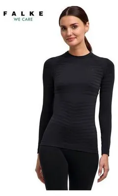 Produktbild von Falke Damen Sportunterwäsche Langarmshirt Maximum Warm Schwarz XS