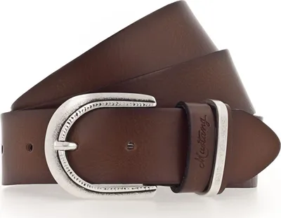 Produktbild von MUSTANG Leder Gürtel 35mm Leather Belt W110 Cognac braun