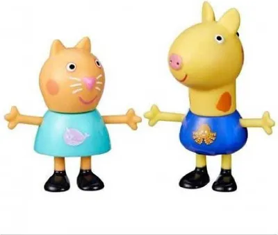 Produktbild von HASBRO Figuren Peppa Pig: Cat Mina und Gerald die Giraffe