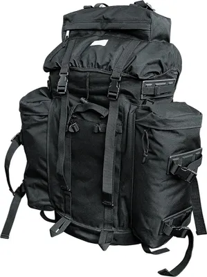 Produktbild von Bundeswehr Rucksack Trekkingrucksack BW Mountain 100L Wanderrucksack Schwarz