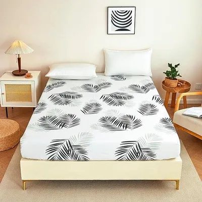 Produktbild von Famanu Spannbettlaken 100% Baumwolle - Anti-Allergie, 120 x 200 x 30 cm