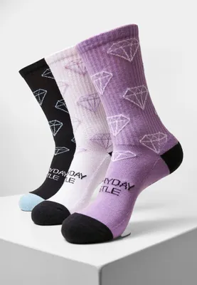 Obrázok produktu pre Ponožky Everyday Hustle 2-Pack black+lilac+white 43-46