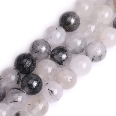 Productafbeelding van Natuurlijke Rookkwarts Kralen voor Sieraden