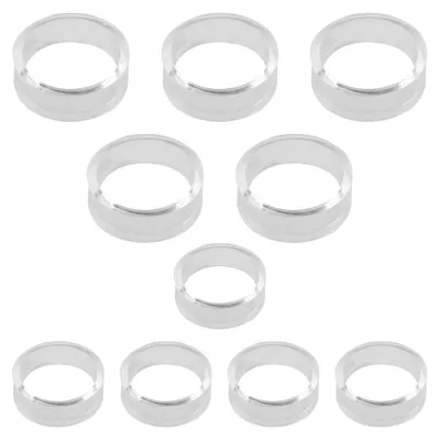 10 Acryl-Kugelständer, klar, 4,5/3,2 cm, für Bälle