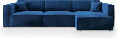 Produktbild von Masseno Ecksofa TOLMO M mit Schlaffunktion L-Form, Sofa mit Bettkasten, Wohnzimmersofa, Couch, Soffa, Bettsofa, Couchgarnitur- Blau, MONOLITH 77