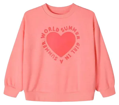 Produktbild von Minoti - Sweatshirt für Mädchen, Rundhalsausschnitt, Fleece MN194 (158-164) (Pink)