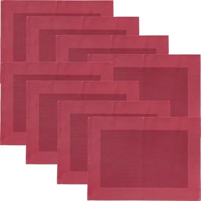 Produktbild von Erwin Müller Tischset Lissabon" 8er-Pack weinrot 33x45 cm"