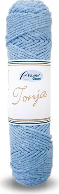 Produktbild von Rellana Tonja,Topflappengarn,Schulgarn,100% Baumwolle,50g/85m 311 hellblau