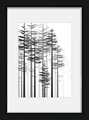 Produktbild von Dokumentenrahmen MDF Modern schwarz 21x29,7 cm (DIN A4)