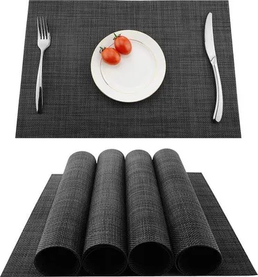 Produktbild von Famanu Platzsets 4 Stück - rutschfest, abwaschbar, hitzebeständig