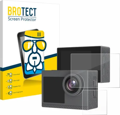 Produktbild von BROTECT Schutzglas für Akaso Brave 4 Pro Schutzfolie Panzer Folie Glas Display Schutz klar