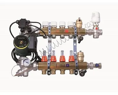 Obrázek produktu pro DUAL - sestava pro kombinaci vytápění - bez skříně - 3/4˝xEK, 10cestný, mosaz IVAR.CI 557 KS