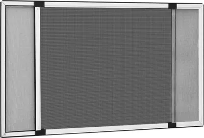 Produktbild von The Living Store Teleskop-Fliegengitter für Fenster Weiß (100-193)x75 cm