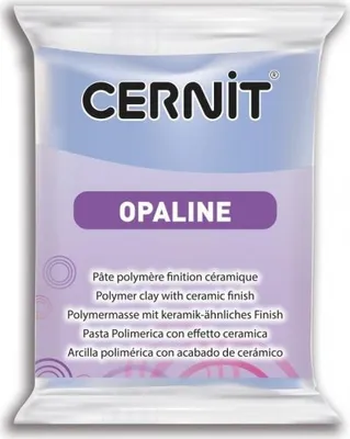 Produktbild von Cernit Polymer Clay Opaline Polymer-Ton Blue Grey 56 g
