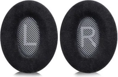 Obrázok produktu pre INF Náušníky pre Bose QC35 / QC35-ii, QC25 1/2 čierna