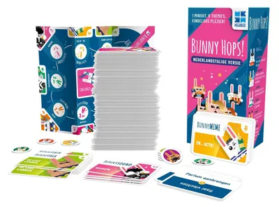 Produktbild von MEGABLEU Bunny Hops!, Kartenspiel, Party, 14 Jahr(e), 20 min, Familienspiel