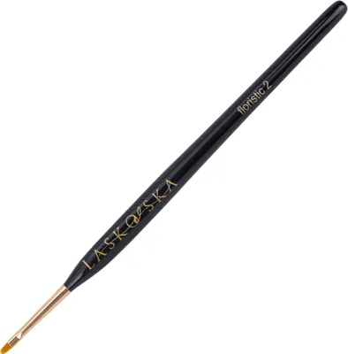 Obrázok produktu pre Floristic 2 čierne štetce na nechty, dĺžka štetín 5 mm, Laskovska Brushes