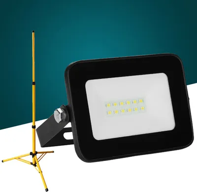 Zdjęcie produktu dla Reflektor budowlany LED Jopassy 10W Reflektor na statywie Reflektor zewnętrzny Reflektor roboczy Reflektor budowlany IP66 Wodoodporny Zimnobiały