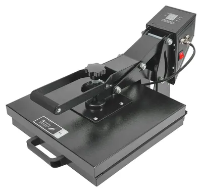 Image de Presse à chaleur - Presse de transfert - Presse à chaud - Presse pour t-shirts - 1400W - Plaque chauffante de 38x38 cm