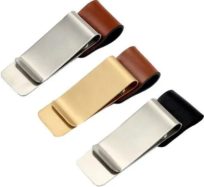 Produktbild von 3er-Set Vintage-Notizbuchhalter aus Kunstleder mit Stahlclip, Leder-Notizbuchhalter für Kalender, Tagebuch, Pinnwand, Büroartikel
