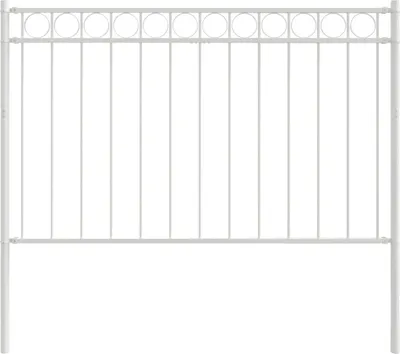 Obrázok produktu pre Prvok plotu ASSEN Biela 170 x 150 cm Oceľ