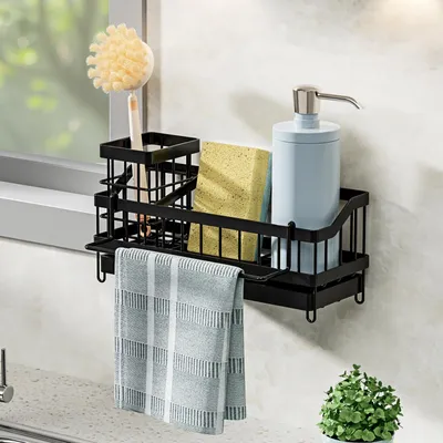 Produktbild von Spš¹lbecken Organizer Kš¹chen,Schwammhalter,Spš¹lorganizer Edelstahl,Spš¹lmittel Halterung,Sink Caddy Kitchen Organizer,Kš¹chenorganisation Spš¹le,Spš¹lutensilien Aufbewahrung