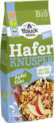 Produktbild von Bauckhof - Hafer Knusper Müsli Apfel Zimt - 300g