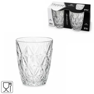 Productafbeelding van Homeware Morena drinkglas 300 ml set van 2