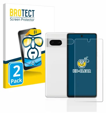 A product image showing a screen protector packaging and a smartphone with a screen protector applied.