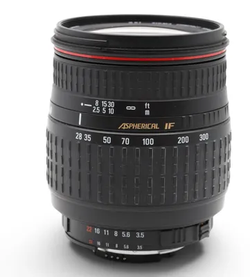 Produktbild von Sigma 28 - 300 mm / F 3,5 - 6,3/DG/MACRO/ASP./IF Extremzoom fÃ1/4r Nikon F Spiegelreflexkameras, F3,5 (W) - F6,3 (T), Vollformatsensor, Autofokus, 62 mm Filterdurchmesser