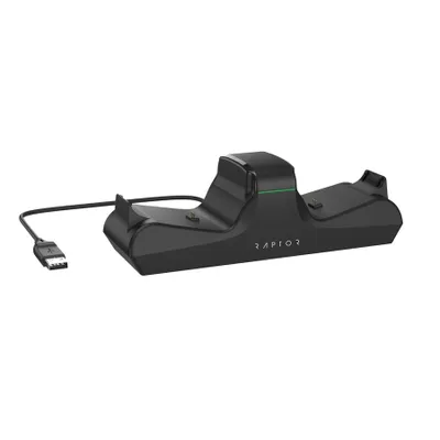 Produktbild von Raptor Gaming Ladestation 2 Controller XBOX Series X/S & XBOX One schwarz RG-CSX200
