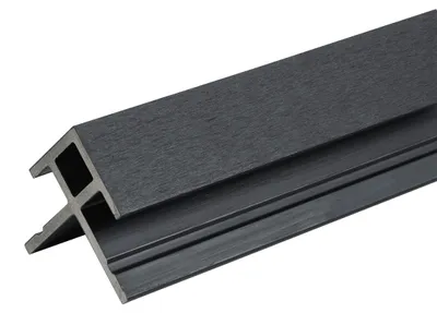 Zdjęcie produktu dla Listwa narożna deski elewacyjnej komp WPC GRAFIT 290 x 9,8 x 9,8 cm - 1 szt