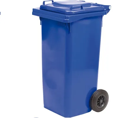 Immagine prodotto di Bidone per raccolta differenziata con ruote 120Lt ICS - Blue