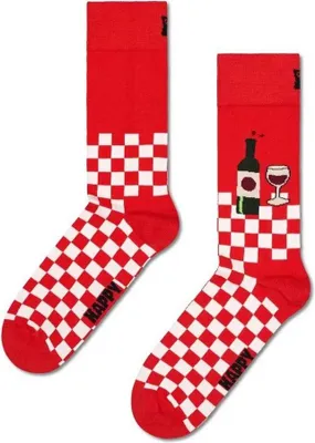 Produktbild von Hs By Happy Socks Wine And Dine Lange Socken Rot EU 36-40 Herren,Damen Rot EU 36-40