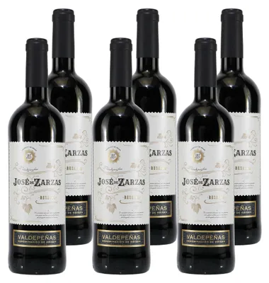 Produktbild von Jose de Zarzas Valdepeñas Reserva -trocken- (6 x 0,75L)