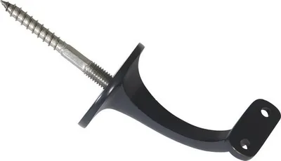 Produktbild von Handlaufkonsolen-Set Messing anthrazit (Pack=2 Stück)