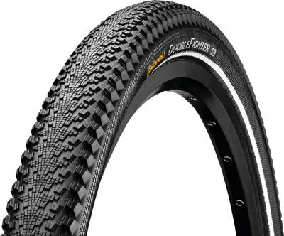Produktbild von Plášť Continental Double Fighter III 26x1,90 (50-559) Sport - drát, černá, reflex
