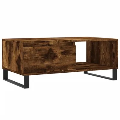 Produktbild von vidaXL Couchtisch Räuchereiche 90x50x36,5 cm Holzwerkstoff