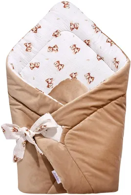 Produktbild von Baby Bear Musselin & Toffee Soft Velvet Babyhörnchen