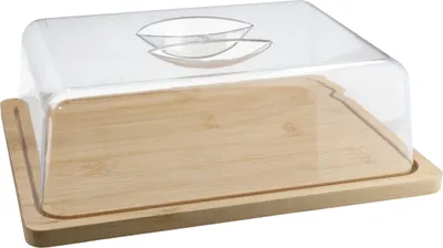 Produktbild von Kasedose - Bambus - rechteckig - transparent - 24 x 18 x 7 cm