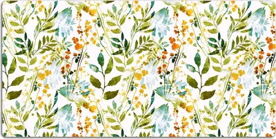 Produktbild von Schreibtischmatte Tischunterlage 90x45 cm Mauspad - Boho-Blumen