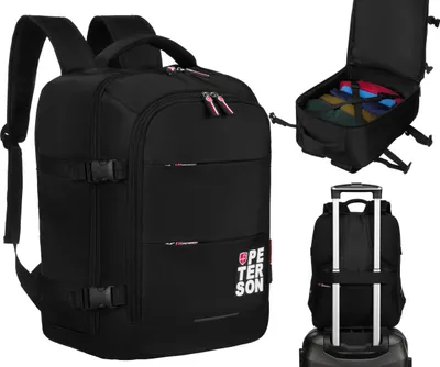 Produktbild von PTN Rucksack PLG-01-D-7238 Schwarz+Rot