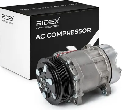 Produktbild von RIDEX 447K0180 SD7V16 Klimaanlage Klimakompressor PAG 46 R134a für VW Transporter IV Bus (70B, 70C, 7DB, 7DK, 70J, 70K, 7DC, 7DJ)