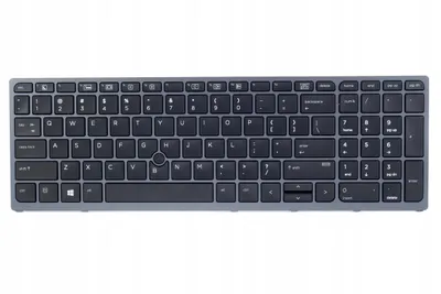 Immagine prodotto di Tastiera per laptop Tradebit per HP G3 G4, layout QWERTY USA, retroilluminata